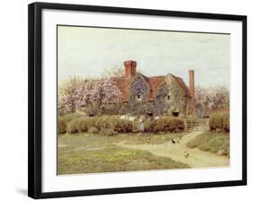 A Buckinghamshire House at Penstreet-Helen Allingham-Framed Giclee Print