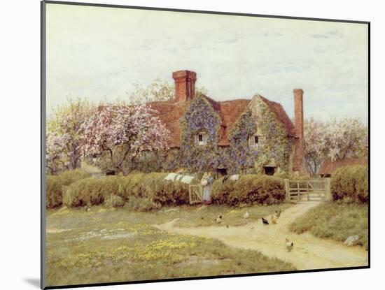 A Buckinghamshire House at Penstreet-Helen Allingham-Mounted Premium Giclee Print