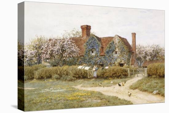 A Buckinghamshire House at Penstreet-Helen Allingham-Stretched Canvas