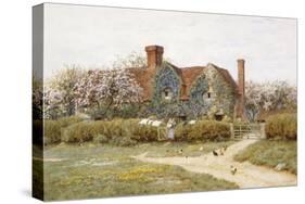 A Buckinghamshire House at Penstreet-Helen Allingham-Stretched Canvas