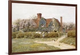 A Buckinghamshire House at Penstreet-Helen Allingham-Framed Giclee Print