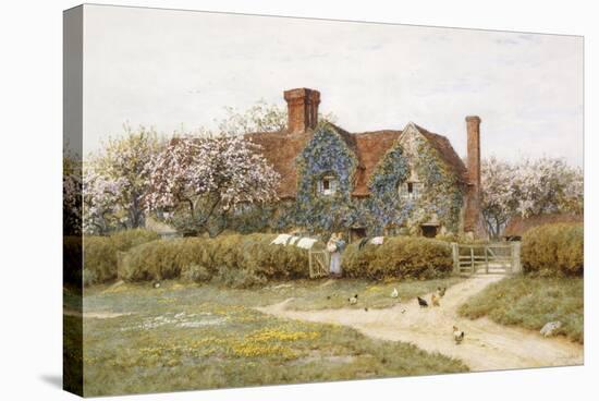 A Buckinghamshire House at Penstreet-Helen Allingham-Stretched Canvas