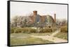 A Buckinghamshire House at Penstreet-Helen Allingham-Framed Stretched Canvas