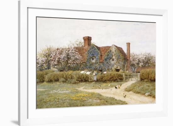 A Buckinghamshire House at Penstreet-Helen Allingham-Framed Giclee Print