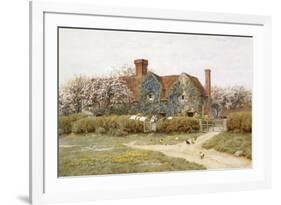 A Buckinghamshire House at Penstreet-Helen Allingham-Framed Giclee Print