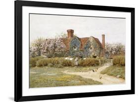 A Buckinghamshire House at Penstreet-Helen Allingham-Framed Giclee Print