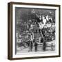 A Buddhist Cemetery Near Kurodani Monastery, Kyoto, Japan, 1904-Underwood & Underwood-Framed Photographic Print