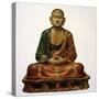 A Buddhist Meditates-null-Stretched Canvas