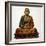 A Buddhist Meditates-null-Framed Art Print