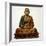 A Buddhist Meditates-null-Framed Art Print