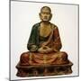 A Buddhist Meditates-null-Mounted Art Print