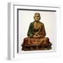 A Buddhist Meditates-null-Framed Art Print