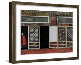 A Buddhist Monk at the Pohyon Temple on Mount Myohyang, May 17, 2006, in Central North Korea-Wally Santana-Framed Photographic Print