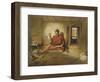 A Buddhist Monk, from 'India Ancient and Modern', 1867 (Colour Litho)-William 'Crimea' Simpson-Framed Giclee Print