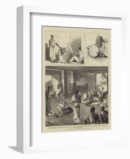 A Buddhist Ordination in Ceylon-Alfred Chantrey Corbould-Framed Giclee Print