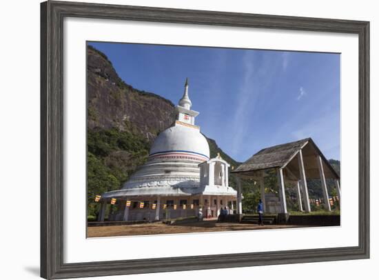 A Buddhist Temple on the Route to the Summit of Adam's Peak (Sri Pada), Sri Lanka, Asia-Charlie-Framed Photographic Print