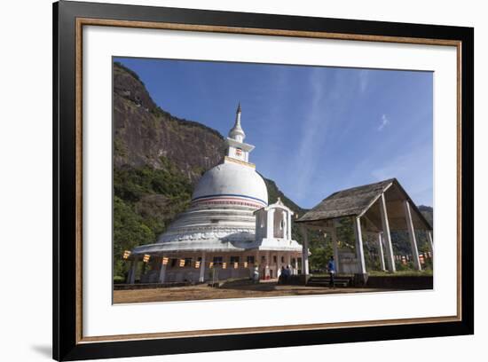 A Buddhist Temple on the Route to the Summit of Adam's Peak (Sri Pada), Sri Lanka, Asia-Charlie-Framed Photographic Print