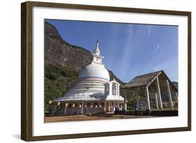 A Buddhist Temple on the Route to the Summit of Adam's Peak (Sri Pada), Sri Lanka, Asia-Charlie-Framed Photographic Print