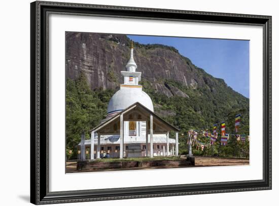 A Buddhist Temple on the Route to the Summit of Adam's Peak (Sri Pada), Sri Lanka, Asia-Charlie-Framed Photographic Print