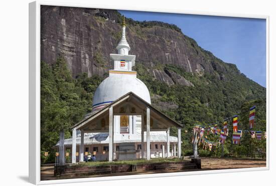 A Buddhist Temple on the Route to the Summit of Adam's Peak (Sri Pada), Sri Lanka, Asia-Charlie-Framed Photographic Print