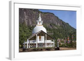 A Buddhist Temple on the Route to the Summit of Adam's Peak (Sri Pada), Sri Lanka, Asia-Charlie-Framed Photographic Print