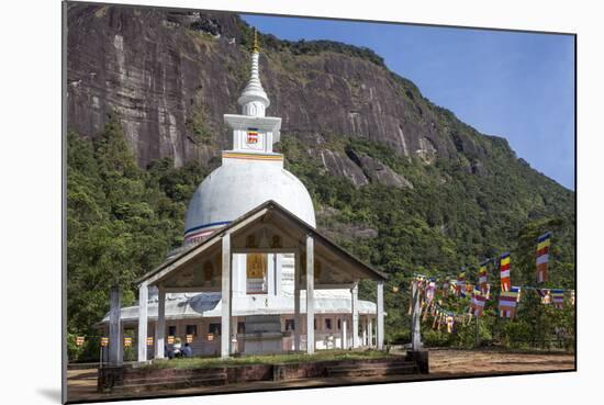 A Buddhist Temple on the Route to the Summit of Adam's Peak (Sri Pada), Sri Lanka, Asia-Charlie-Mounted Photographic Print