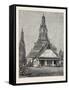 A Buddhist Wat, or Temple, at Bangkok, Siam-null-Framed Stretched Canvas