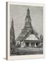 A Buddhist Wat, or Temple, at Bangkok, Siam-null-Stretched Canvas