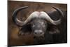 A Buffalo Portrait-Mario Moreno-Mounted Giclee Print