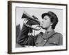 A Bugle Player in Auxiliary Territorial Service-Associated Newspapers-Framed Photo