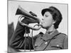 A Bugle Player in Auxiliary Territorial Service-Associated Newspapers-Mounted Photo