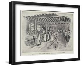 A Building Shop in the Coventry Machinists' Company's Works-null-Framed Giclee Print