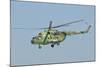 A Bulgarian Air Force Mi-8 Helicopter in Flight over Bulgaria-Stocktrek Images-Mounted Photographic Print