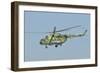 A Bulgarian Air Force Mi-8 Helicopter in Flight over Bulgaria-Stocktrek Images-Framed Photographic Print