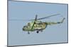 A Bulgarian Air Force Mi-8 Helicopter in Flight over Bulgaria-Stocktrek Images-Mounted Photographic Print