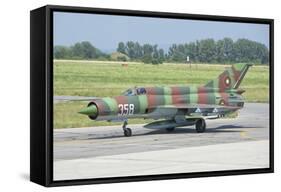A Bulgarian Air Force Mig-21 During Exercise Thracian Star-Stocktrek Images-Framed Stretched Canvas