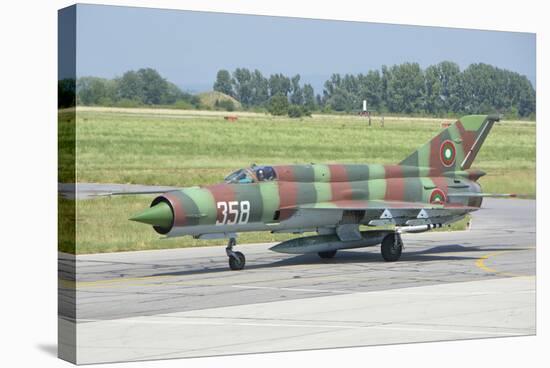 A Bulgarian Air Force Mig-21 During Exercise Thracian Star-Stocktrek Images-Stretched Canvas