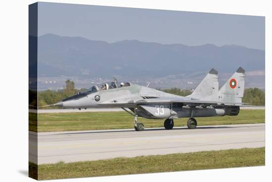 A Bulgarian Air Force Mig-29, Bulgaria-Stocktrek Images-Stretched Canvas