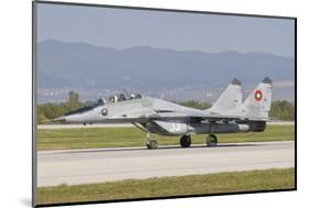 A Bulgarian Air Force Mig-29, Bulgaria-Stocktrek Images-Mounted Photographic Print