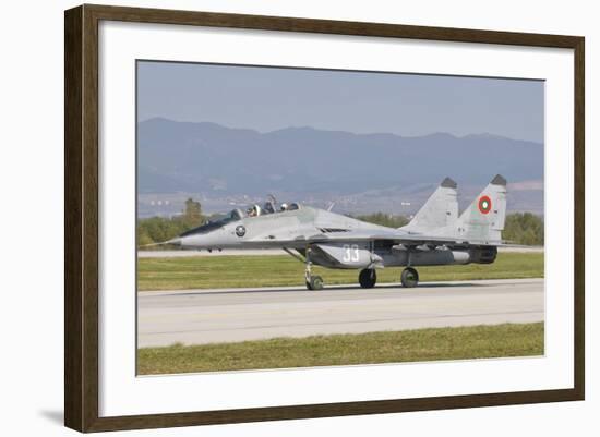 A Bulgarian Air Force Mig-29, Bulgaria-Stocktrek Images-Framed Photographic Print