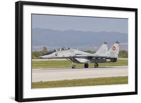 A Bulgarian Air Force Mig-29, Bulgaria-Stocktrek Images-Framed Photographic Print