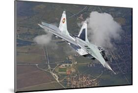 A Bulgarian Air Force Mig-29 in Flight over Bulgaria-Stocktrek Images-Mounted Photographic Print