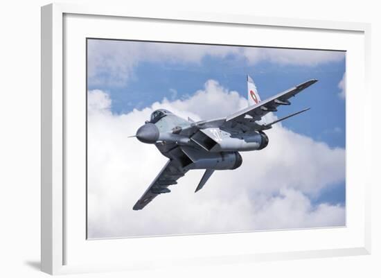 A Bulgarian Air Force Mig-29 Maneuvering over Bulgarian Air Space-Stocktrek Images-Framed Photographic Print