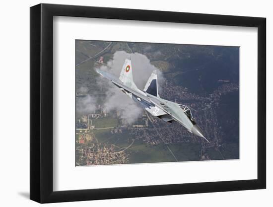 A Bulgarian Air Force Mig-29S During a Training Mission over Bulgaria-Stocktrek Images-Framed Photographic Print