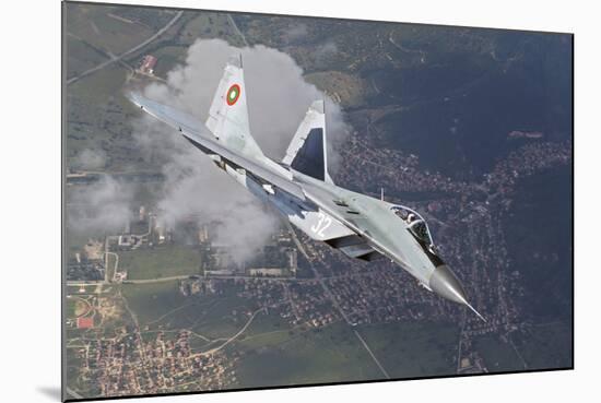 A Bulgarian Air Force Mig-29S During a Training Mission over Bulgaria-Stocktrek Images-Mounted Photographic Print