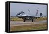 A Bulgarian Air Force Mig-29Ub Fulcrum Taxiing-Stocktrek Images-Framed Stretched Canvas