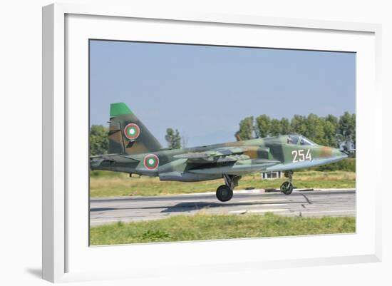 A Bulgarian Air Force Su-25 Jet During Exercise Thracian Star-Stocktrek Images-Framed Photographic Print