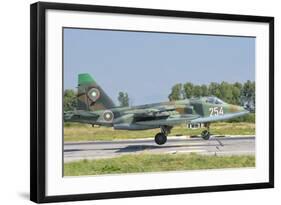 A Bulgarian Air Force Su-25 Jet During Exercise Thracian Star-Stocktrek Images-Framed Photographic Print
