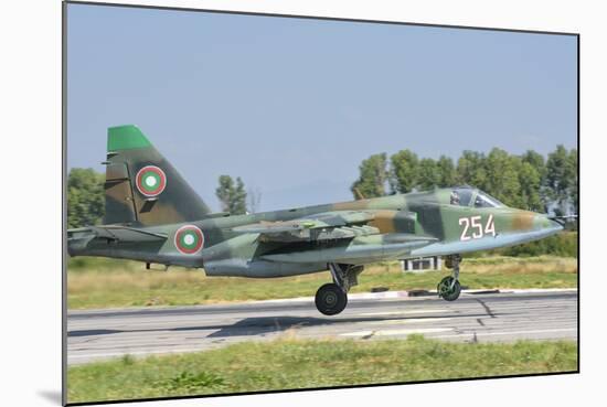 A Bulgarian Air Force Su-25 Jet During Exercise Thracian Star-Stocktrek Images-Mounted Photographic Print