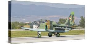 A Bulgarian Air Force Su-25 Jet-Stocktrek Images-Stretched Canvas